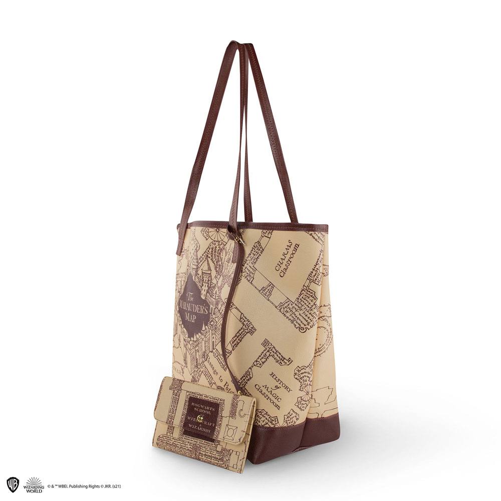 Harry Potter Tragetasche & Geldbeutel Marauder's Map - Preorder - ETA: 15.09.2025