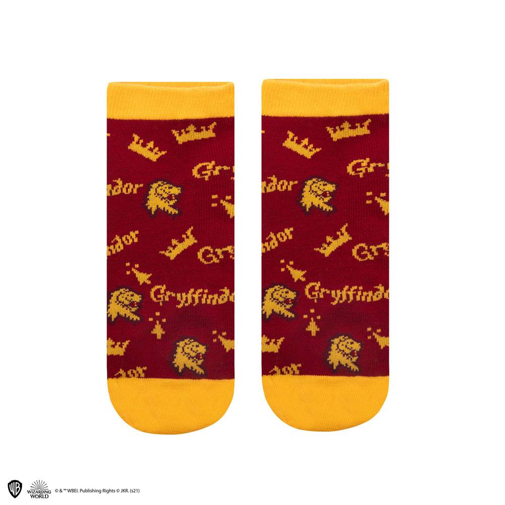 Harry Potter Knöchelsocken 3er-Pack Gryffindor - Versand: 5-7 Tage nach Bestellung
