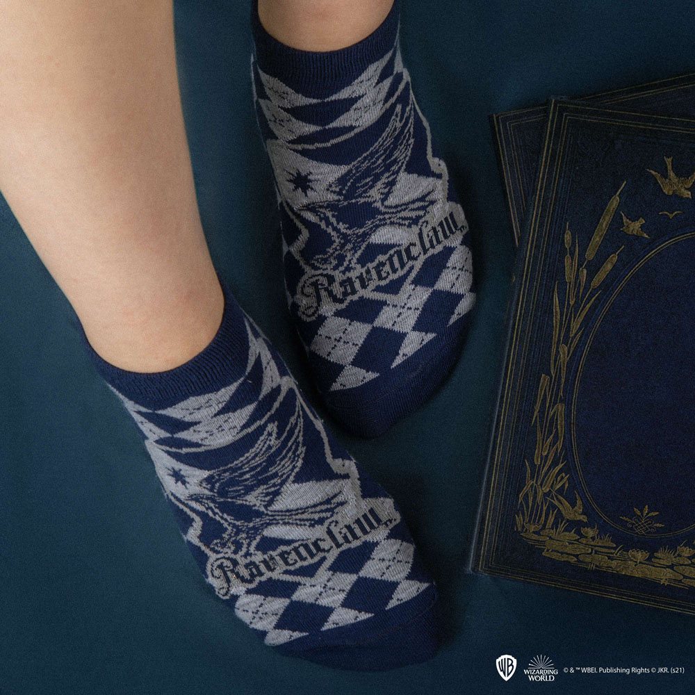 Harry Potter Knöchelsocken 3er-Pack Ravenclaw - Versand: 5-7 Tage nach Bestellung