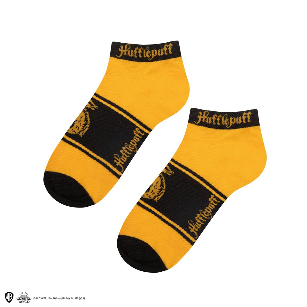 Harry Potter Knöchelsocken 3er-Pack Hufflepuff - Versand: 5-7 Tage nach Bestellung
