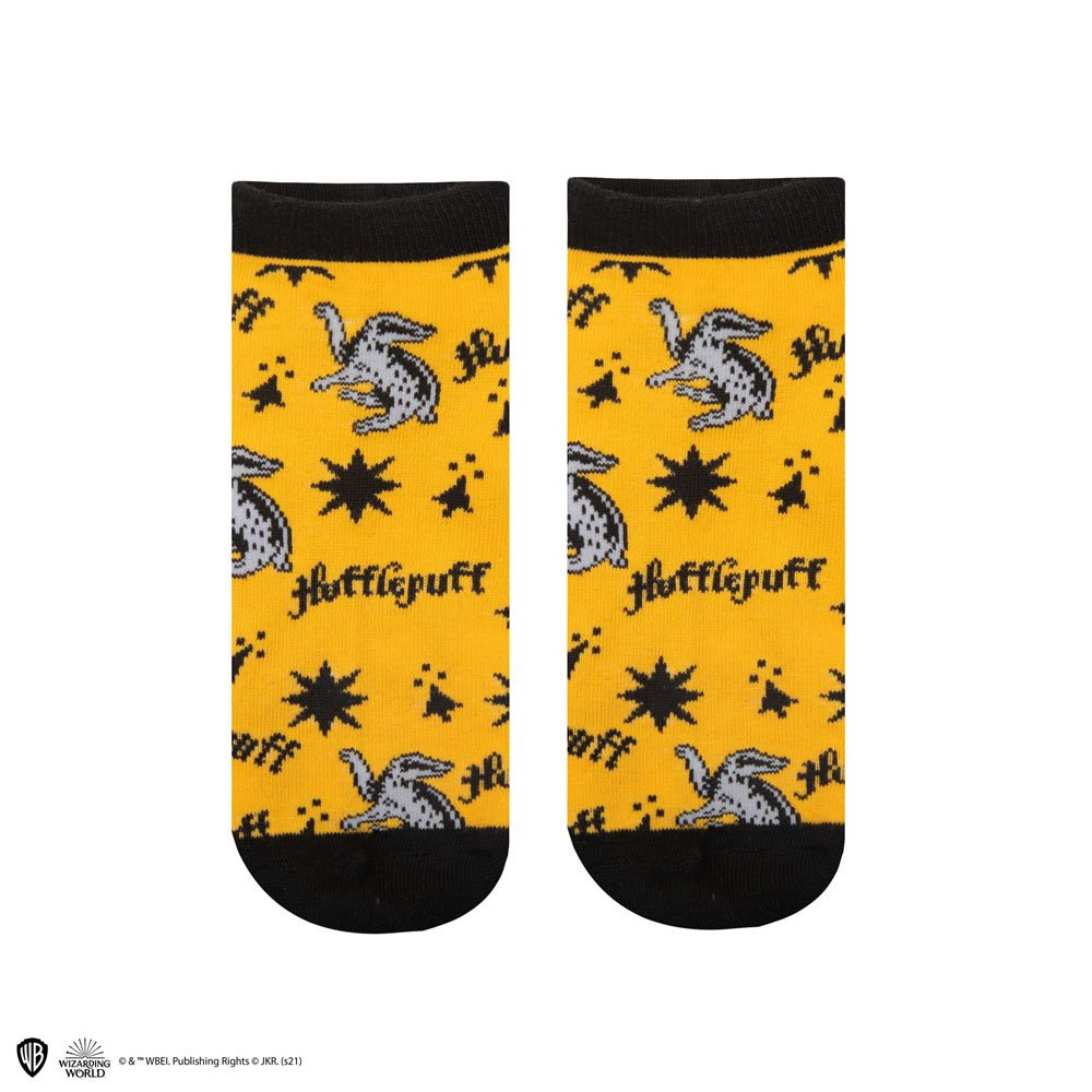 Harry Potter Knöchelsocken 3er-Pack Hufflepuff - Versand: 5-7 Tage nach Bestellung