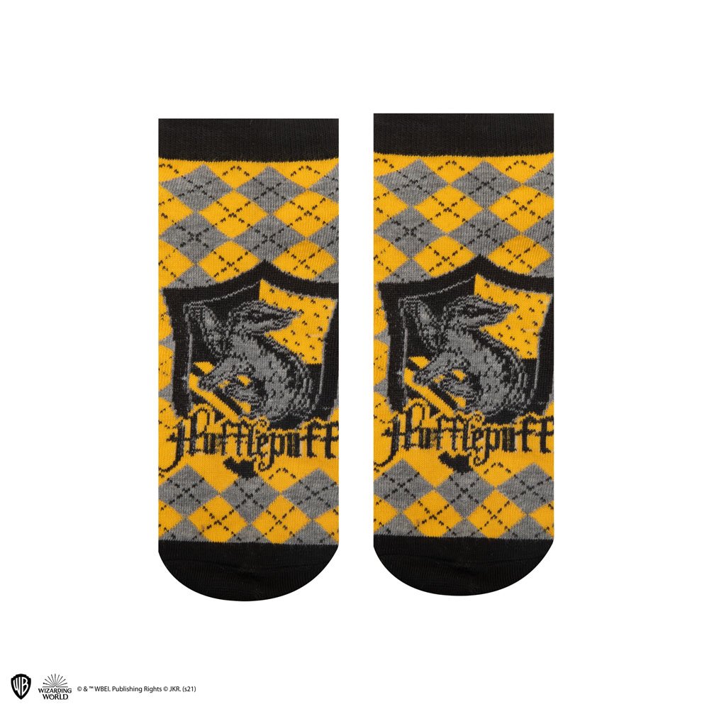 Harry Potter Knöchelsocken 3er-Pack Hufflepuff - Versand: 5-7 Tage nach Bestellung