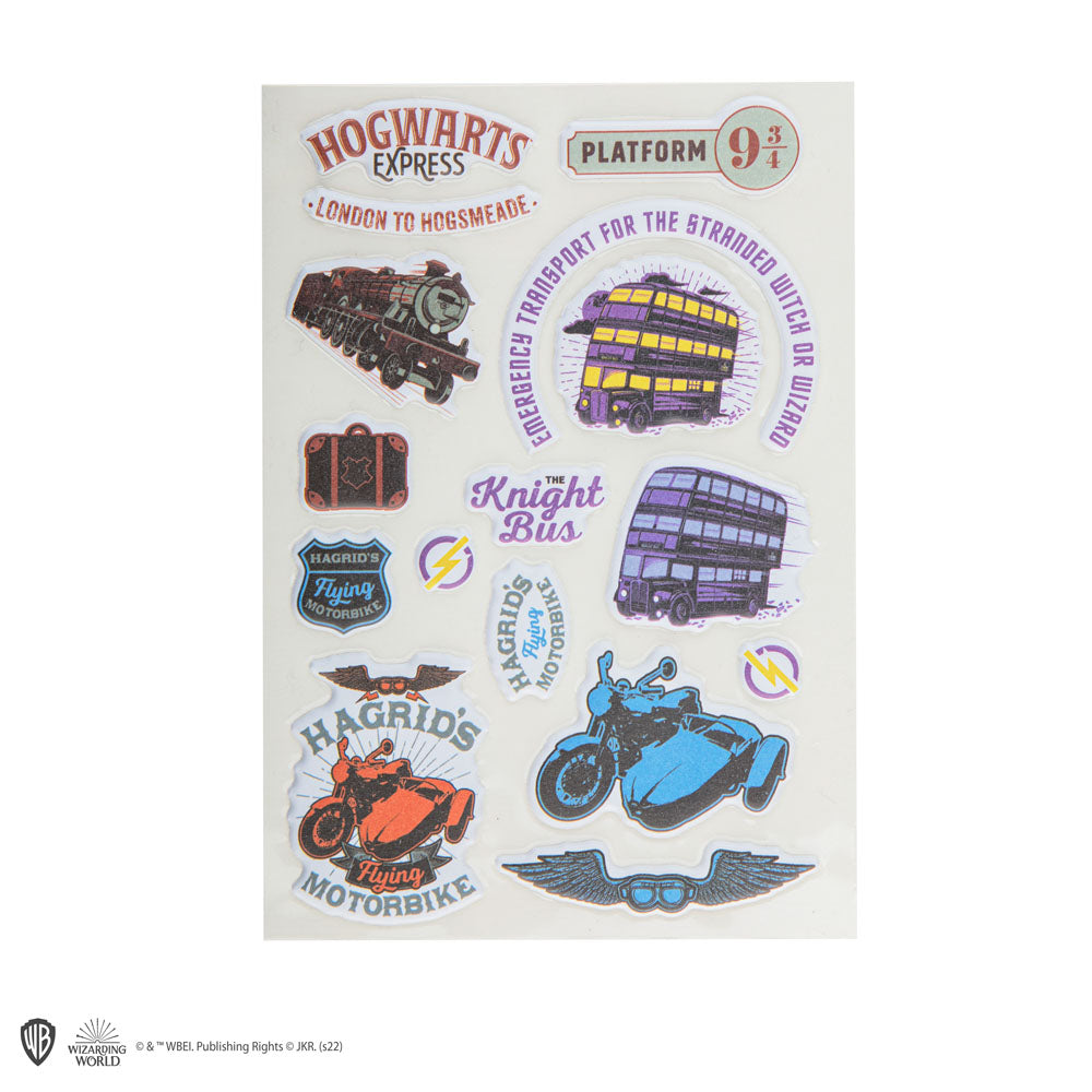 Harry Potter Puffy Sticker Magical Motors - Versand: 5-7 Tage nach Bestellung