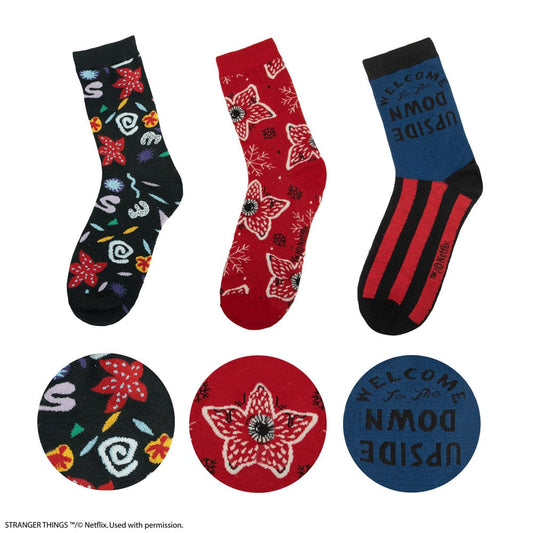 Stranger Things: Stranger Things Set of 3 Socks - Preorder - ETA: 03.12.2025