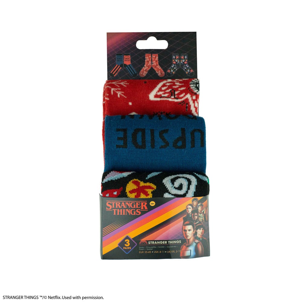 Stranger Things: Stranger Things Set of 3 Socks - Preorder - ETA: 27.10.2025