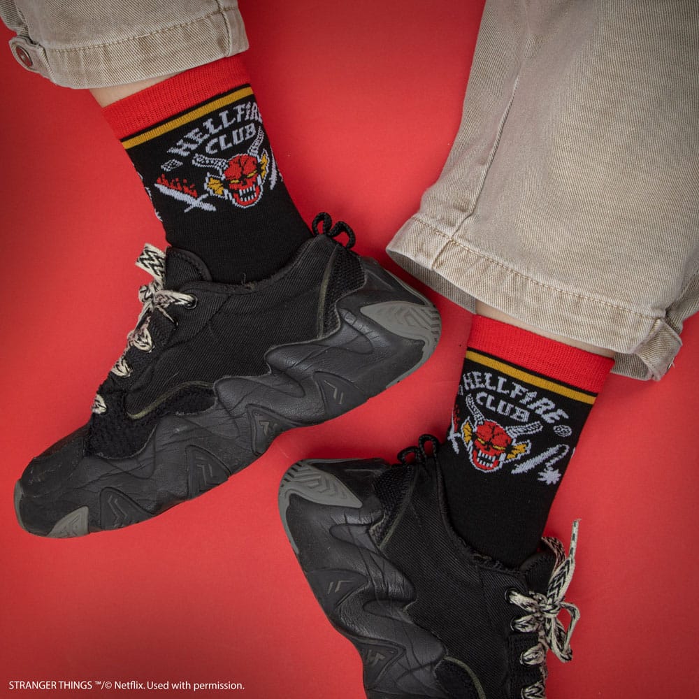 Stranger Things: Hellfire Club Set of 3 Socks - Preorder - ETA: 27.10.2025