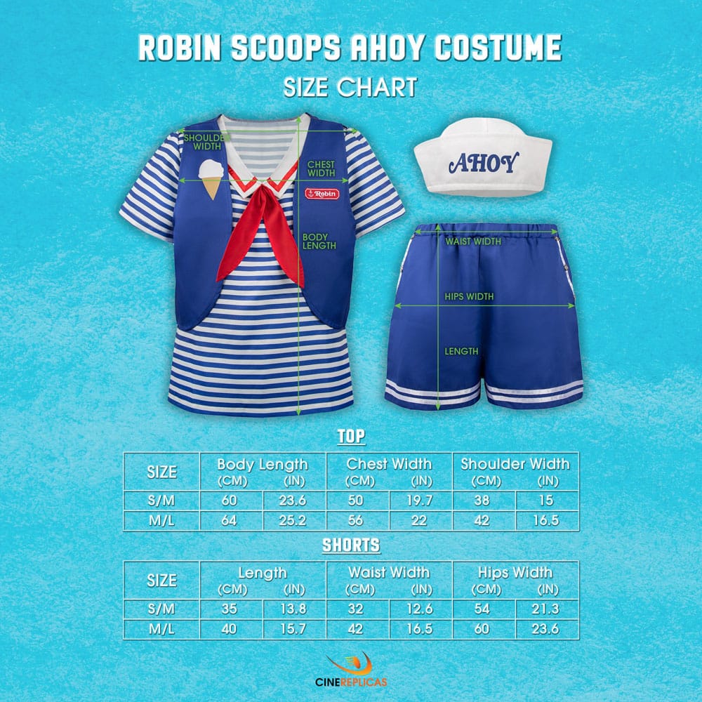 Stranger Things: Scoops Ahoy Robin Costume - Preorder - ETA: 27.10.2025