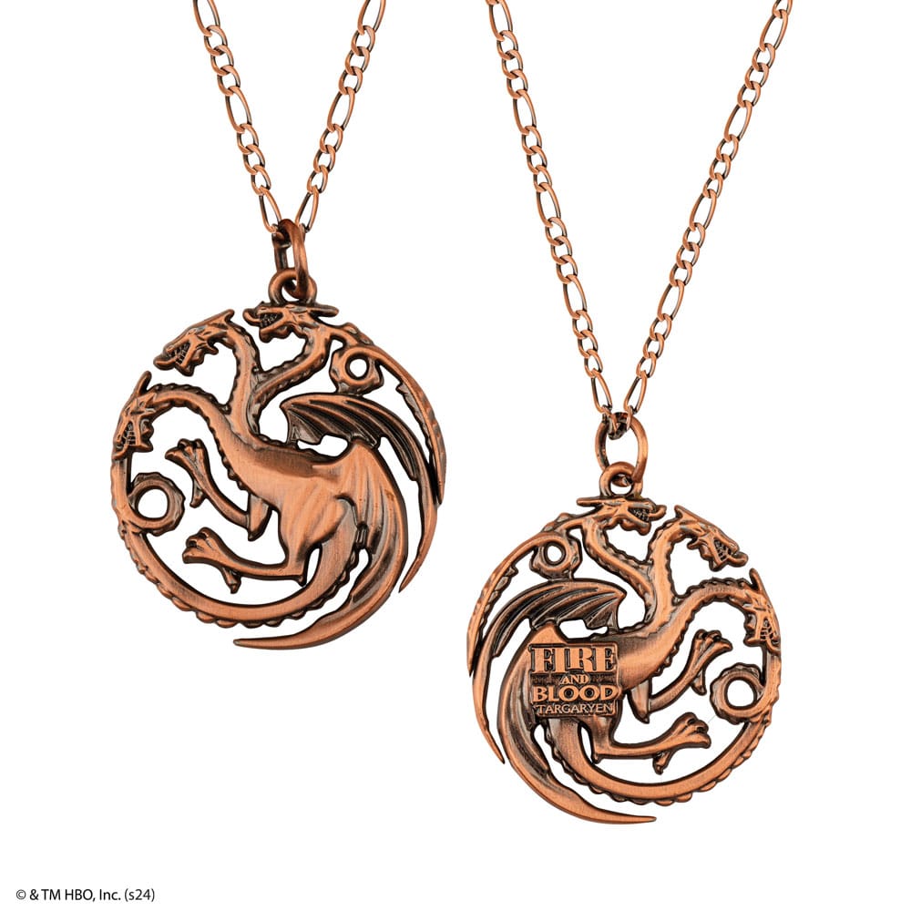 Game of Thrones Christbaumschmuck mit Halskette Targaryen - Versand: 5-7 Tage nach Bestellung