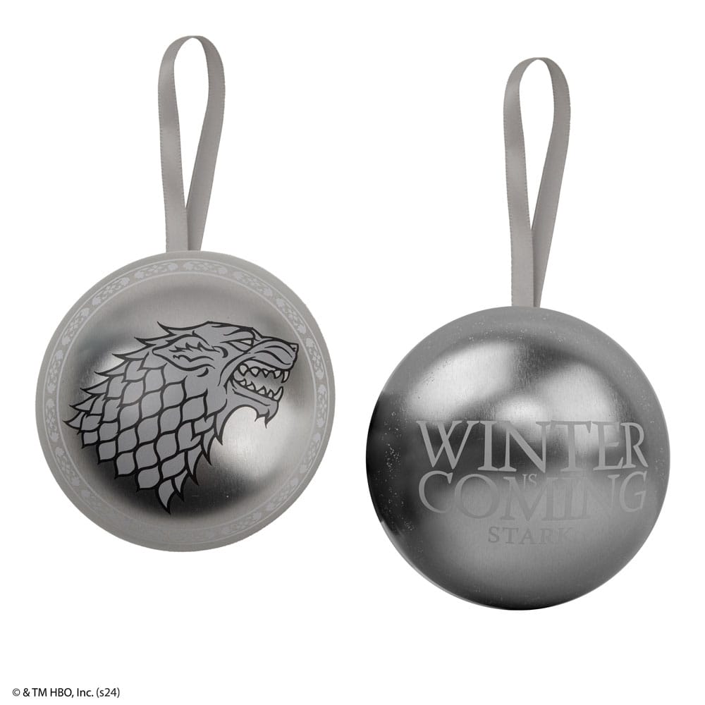 Game of Thrones Christbaumschmuck mit Halskette Stark - Versand: 5-7 Tage nach Bestellung