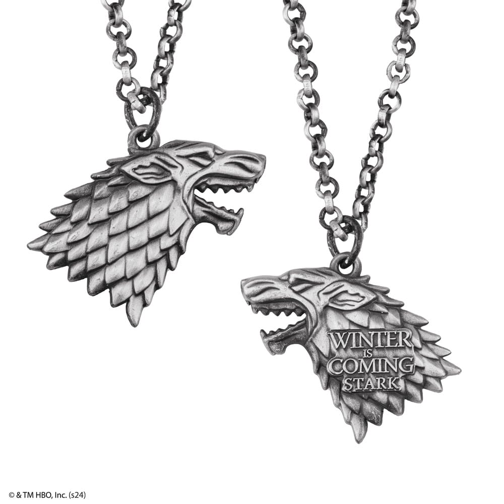Game of Thrones Christbaumschmuck mit Halskette Stark - Versand: 5-7 Tage nach Bestellung