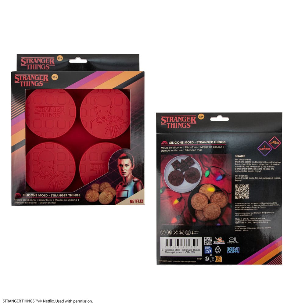 Stranger Things Waffel Silikonform Eleven - Versand: 5-7 Tage nach Bestellung