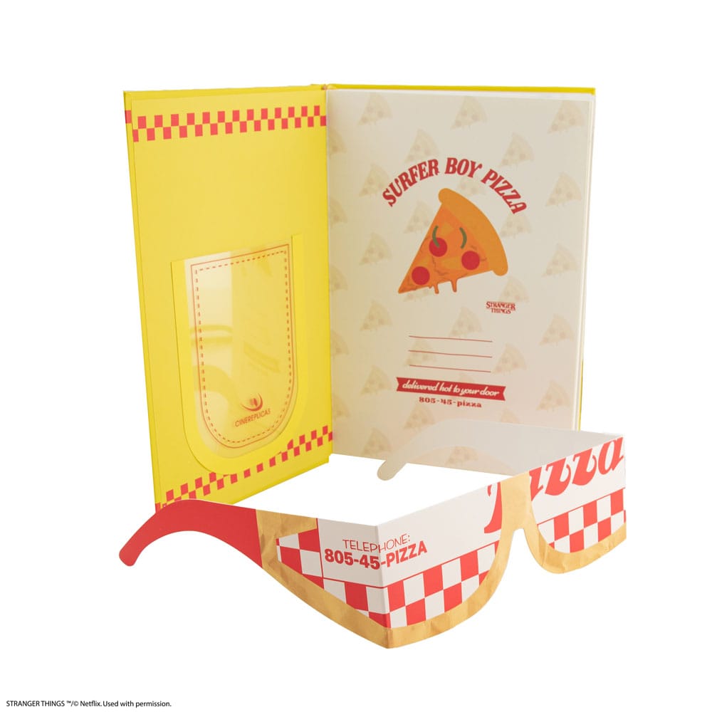 Stranger Things Notizbuch Surfer Boy Pizza Hardcover - Preorder - ETA: 27.10.2025