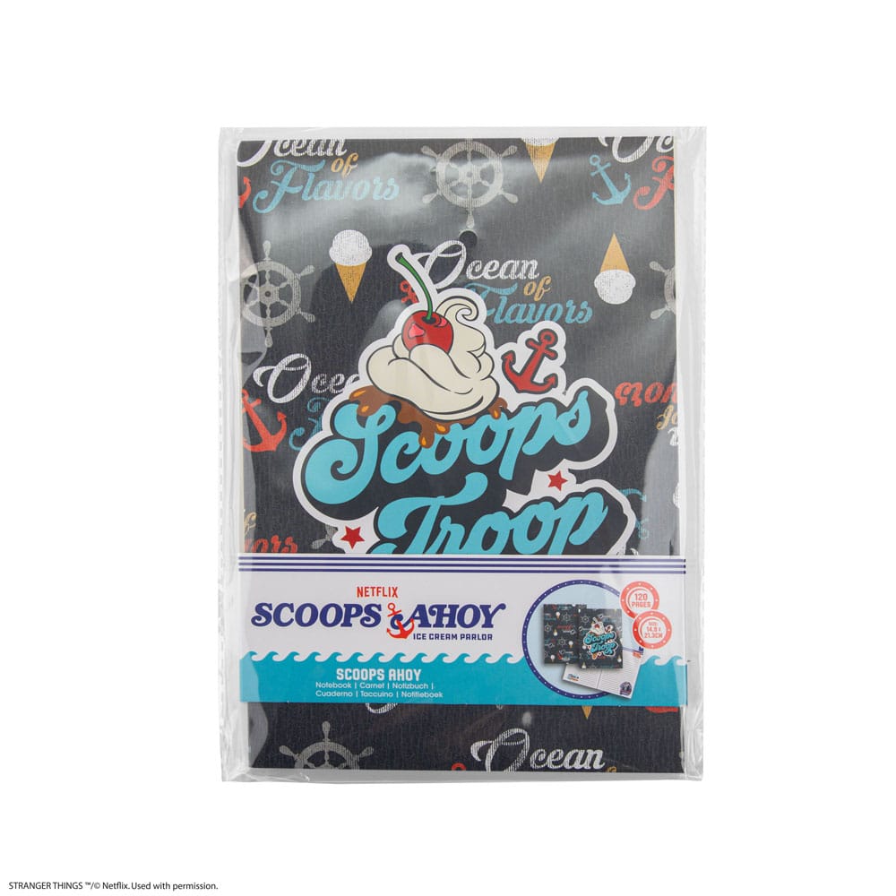 Stranger Things Notizbuch Scoops Ahoy Softcover - Versand: 5-7 Tage nach Bestellung