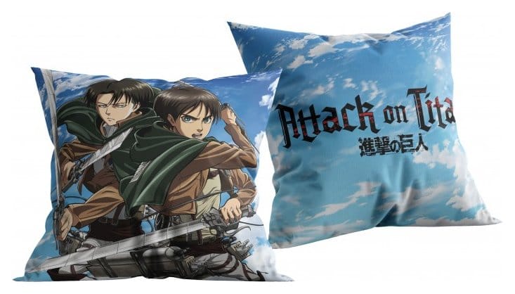Attack on Titan Dekokissen Blau 40x40 cm - Preorder - ETA: 26.10.2026