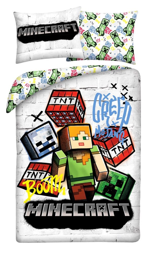 Minecraft Bettwäsche Ver. 11 140 x 200 cm / 70 x 90 cm - Preorder - ETA: 26.10.2026