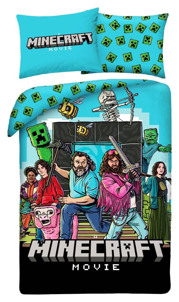 Minecraft Movie Bettwäsche Ver. 2 140 x 200 cm / 70 x 90 cm - Preorder - ETA: 26.10.2026