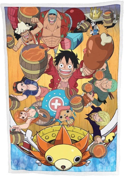 One Piece Fleecedecke Ver. 3 100 x 150 cm - Versand: 5-7 Tage nach Bestellung
