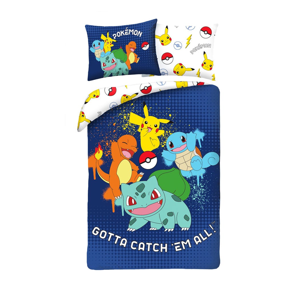 Pokémon Bettwäsche Ver. 10 140 x 200 cm / 70 x 90 cm - Versand: 5-7 Tage nach Bestellung