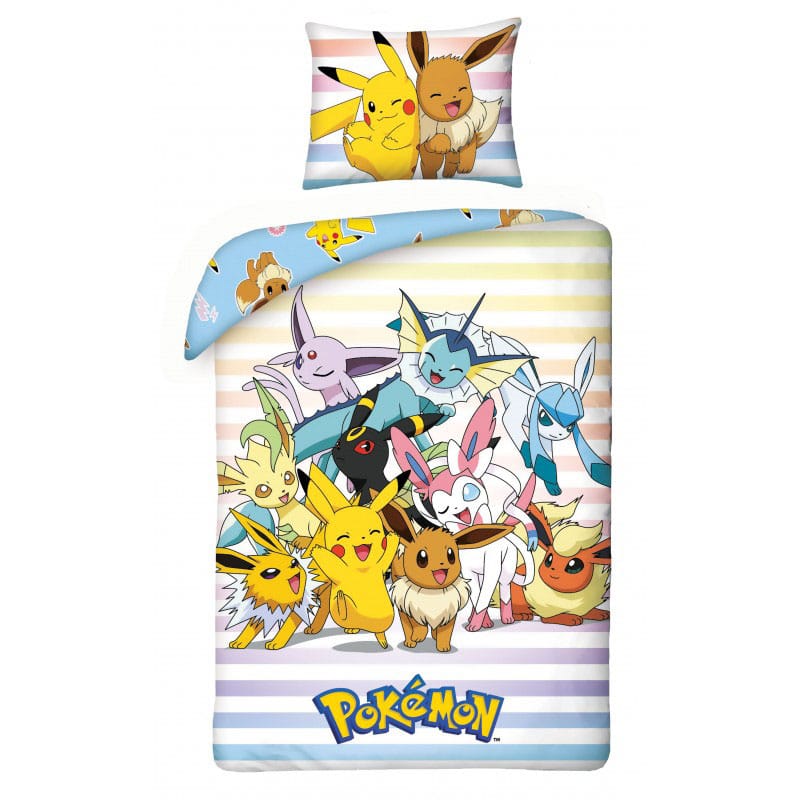 Pokémon Bettwäsche Pikachu, Evoli & Friends 140 x 200 cm / 70 x 90 cm - Preorder - ETA: 26.10.2026