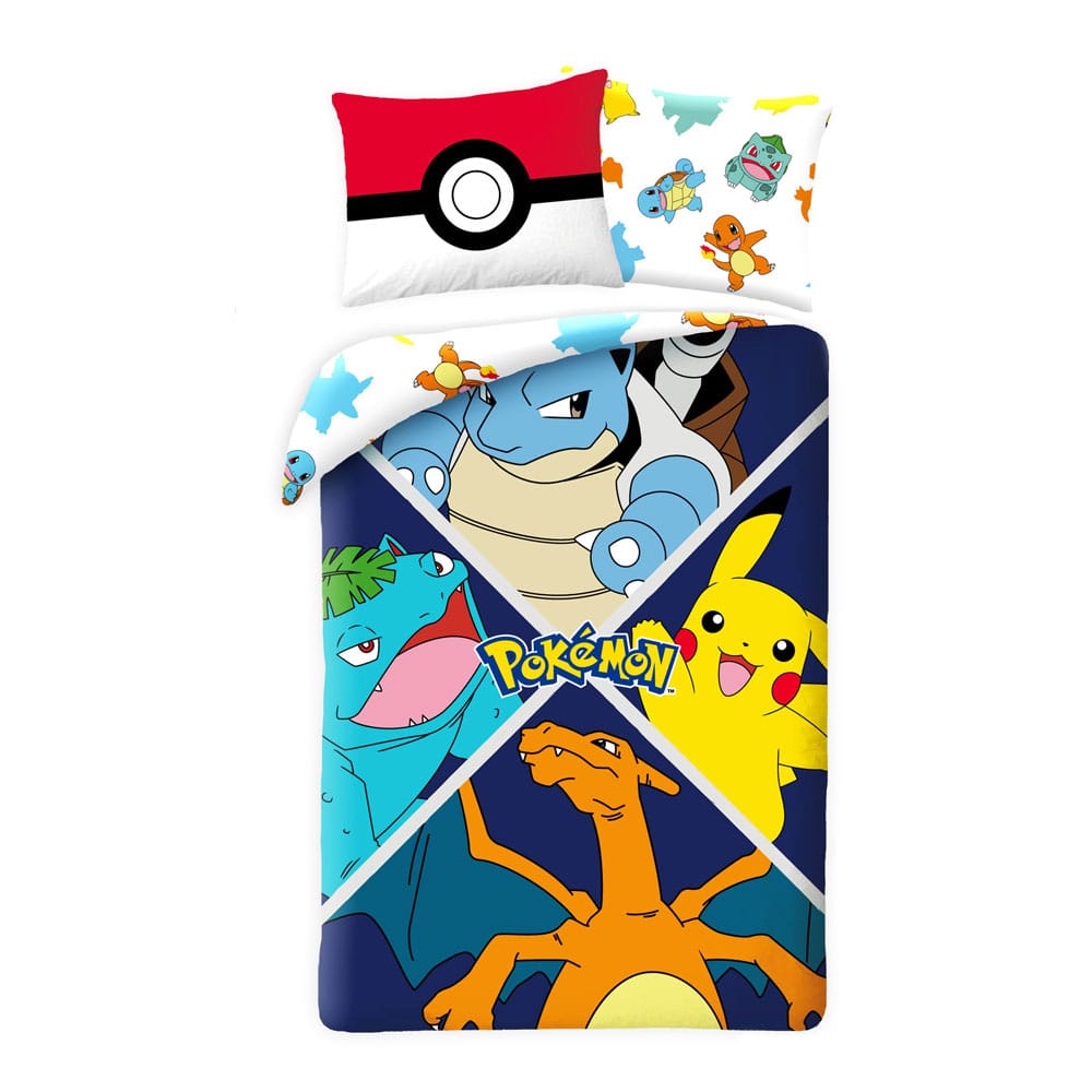 Pokémon Bettwäsche Ver. 1 140 x 200 cm / 70 x 90 cm - Preorder - ETA: 08.01.2026