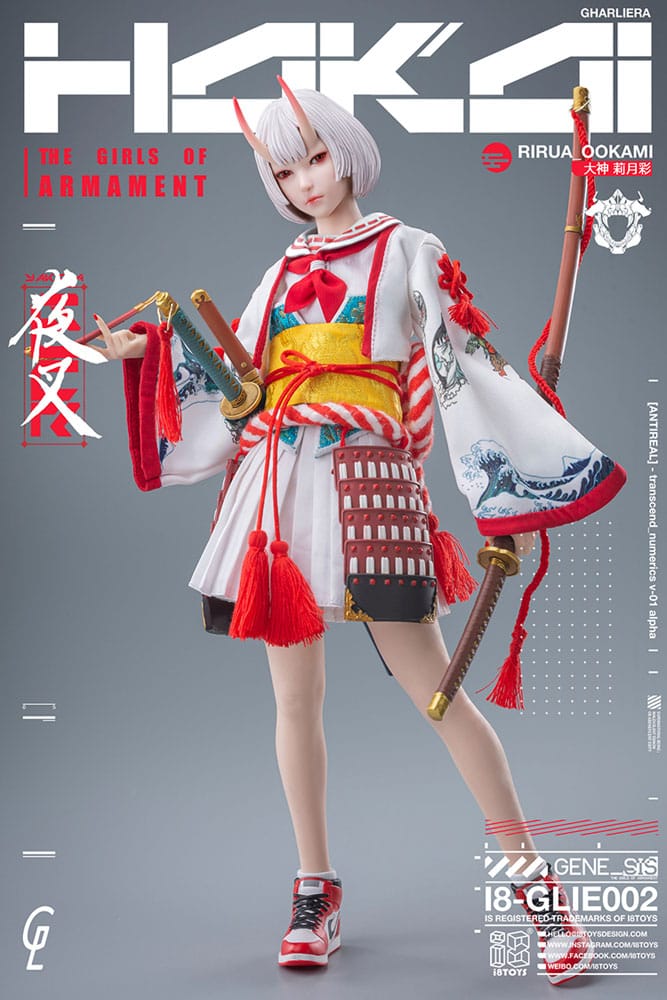 Original Character i8Toys x Gharliera Actionfigur 1/6 The Girls of Armament Rirua Ookami 28 cm - Versand: 5-7 Tage nach Bestellung