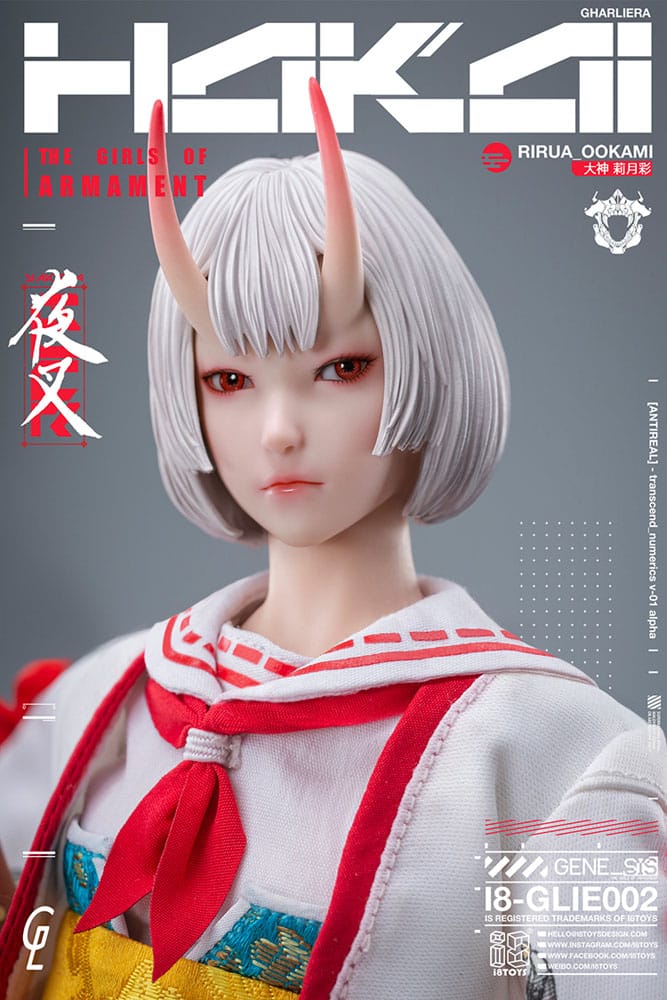 Original Character i8Toys x Gharliera Actionfigur 1/6 The Girls of Armament Rirua Ookami 28 cm - Versand: 5-7 Tage nach Bestellung