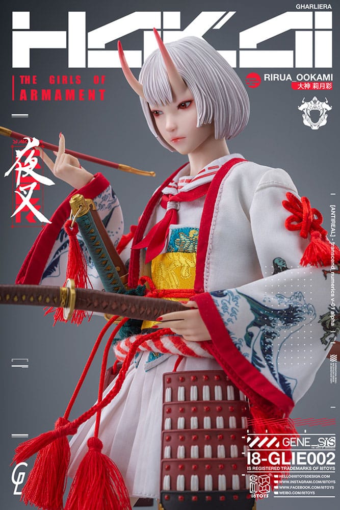 Original Character i8Toys x Gharliera Actionfigur 1/6 The Girls of Armament Rirua Ookami 28 cm - Versand: 5-7 Tage nach Bestellung