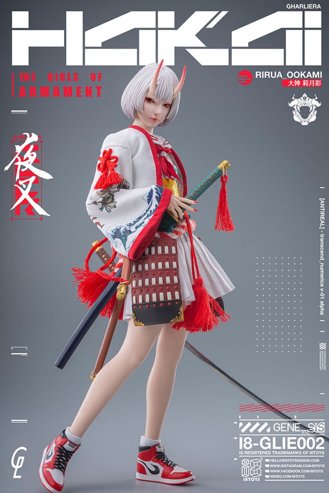 Original Character i8Toys x Gharliera Actionfigur 1/6 The Girls of Armament Rirua Ookami 28 cm - Versand: 5-7 Tage nach Bestellung