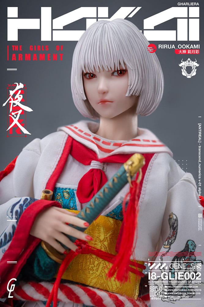Original Character i8Toys x Gharliera Actionfigur 1/6 The Girls of Armament Rirua Ookami 28 cm - Versand: 5-7 Tage nach Bestellung