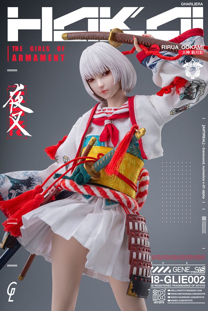 Original Character i8Toys x Gharliera Actionfigur 1/6 The Girls of Armament Rirua Ookami 28 cm - Versand: 5-7 Tage nach Bestellung