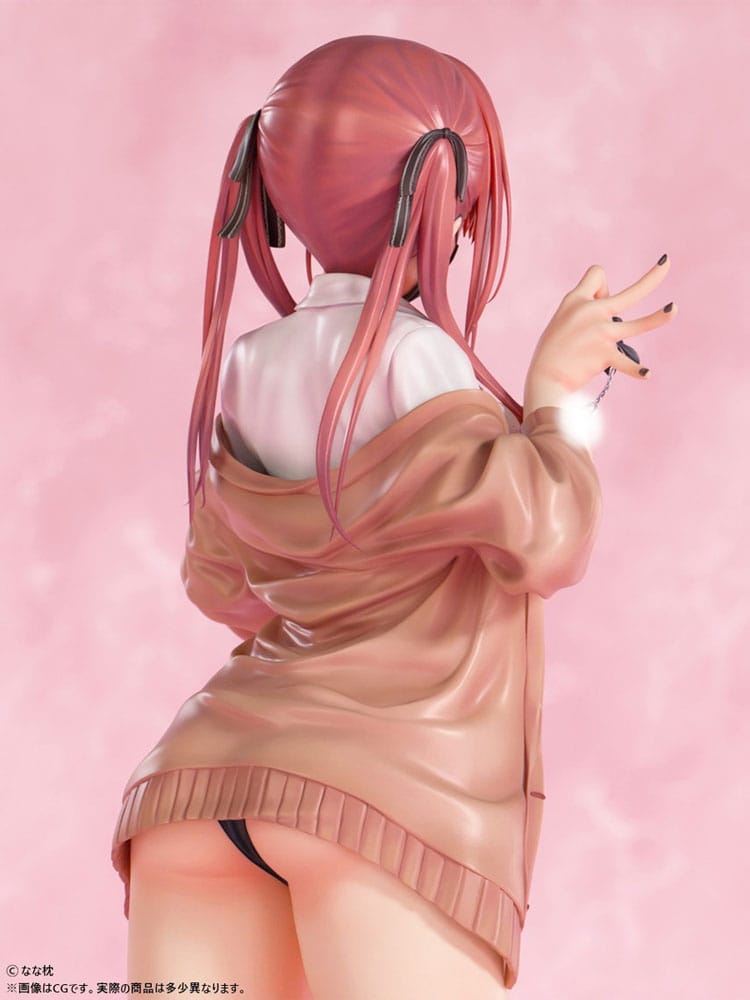 Original Character Statue 1/5 Red-Haired Gyaru-Chan Mask Ver. Illustration by Nanamakura 29 cm - Preorder - ETA: 25.08.2026