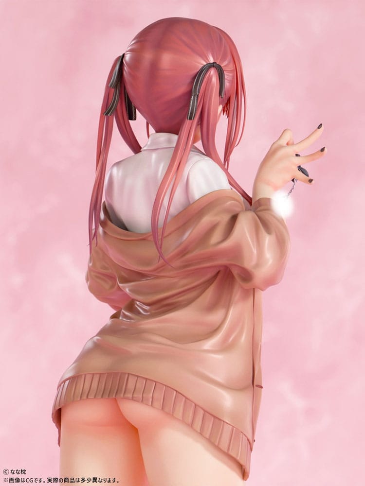 Original Character Statue 1/5 Red-Haired Gyaru-Chan Bare Face Ver. Illustration by Nanamakura 29 cm - Preorder - ETA: 25.08.2026
