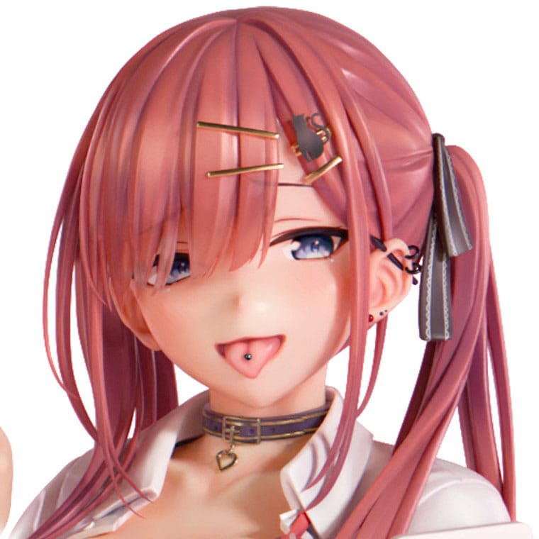 Original Character Statue 1/5 Red-Haired Gyaru-Chan Bare Face Ver. Illustration by Nanamakura 29 cm - Preorder - ETA: 25.08.2026