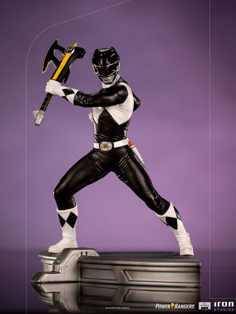 Power Rangers BDS Art Scale Statue 1/10 Black Ranger 17 cm - Versand: 5-7 Tage nach Bestellung