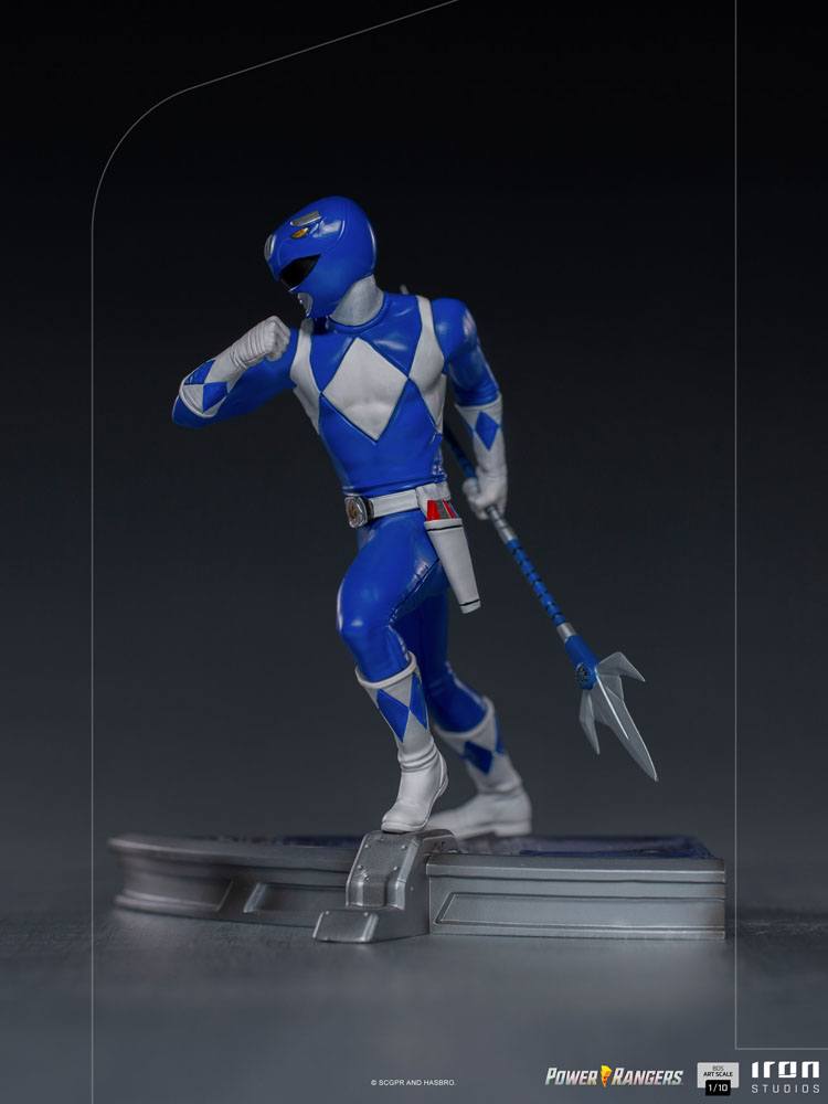 Power Rangers BDS Art Scale Statue 1/10 Blue Ranger 16 cm - Versand: 5-7 Tage nach Bestellung