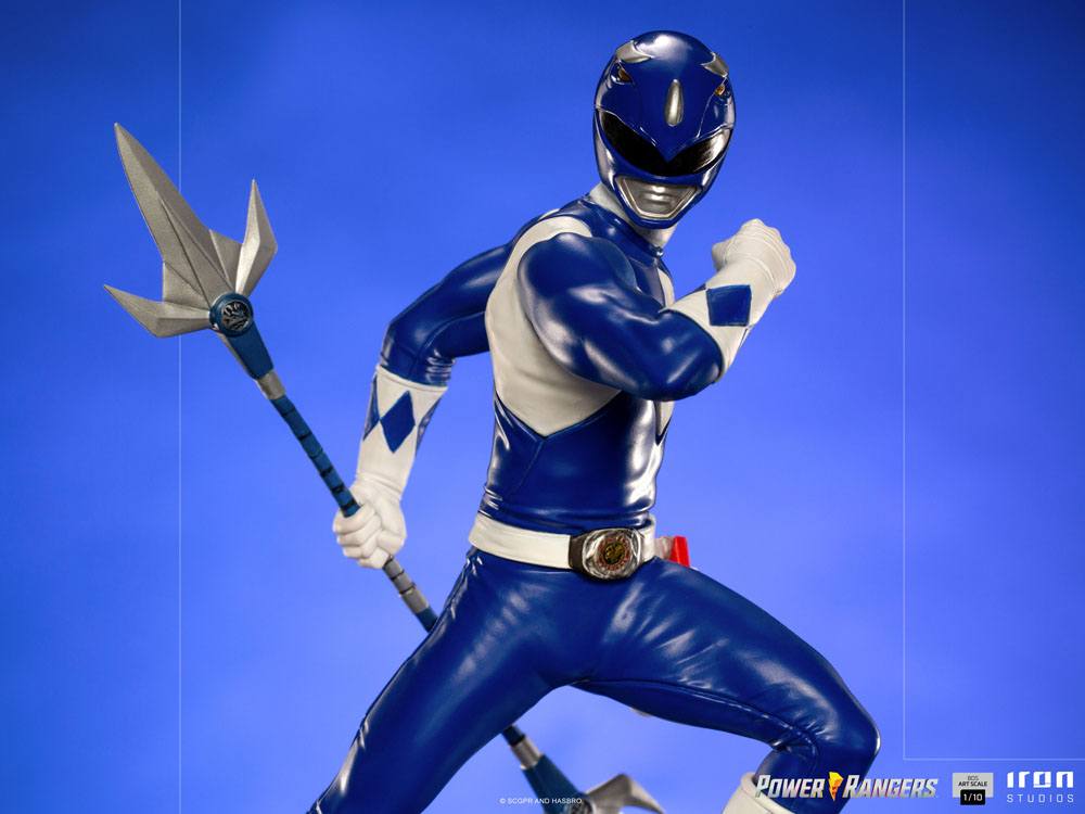 Power Rangers BDS Art Scale Statue 1/10 Blue Ranger 16 cm - Versand: 5-7 Tage nach Bestellung