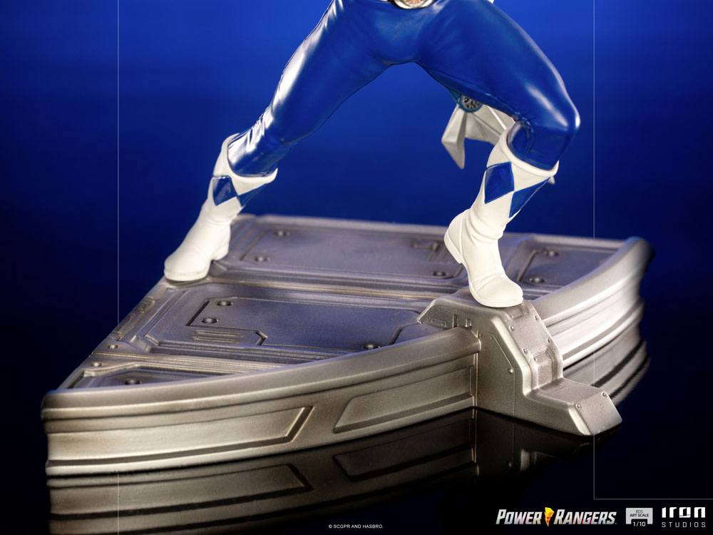 Power Rangers BDS Art Scale Statue 1/10 Blue Ranger 16 cm - Versand: 5-7 Tage nach Bestellung