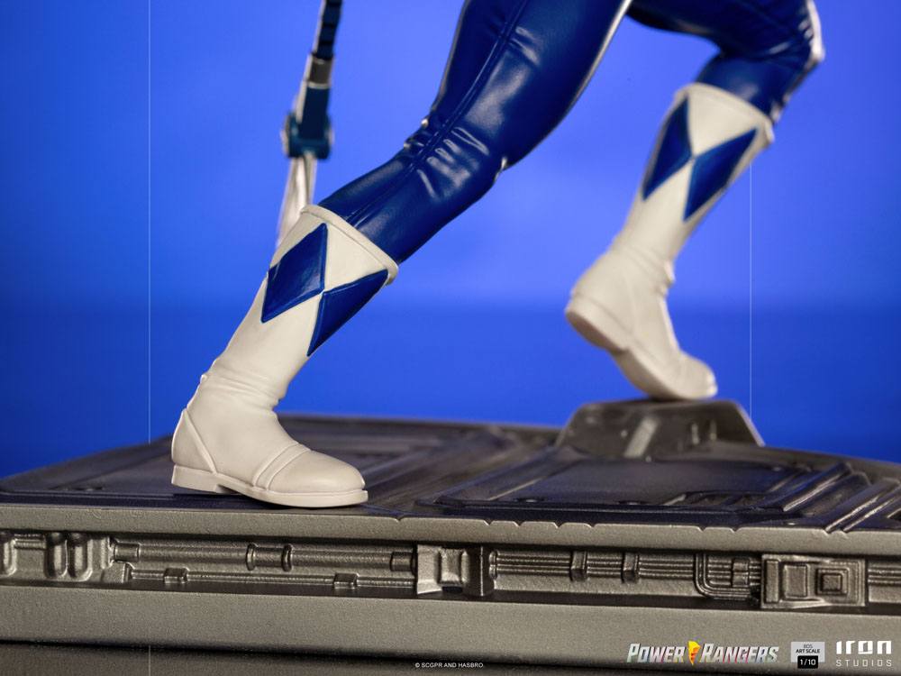 Power Rangers BDS Art Scale Statue 1/10 Blue Ranger 16 cm - Versand: 5-7 Tage nach Bestellung