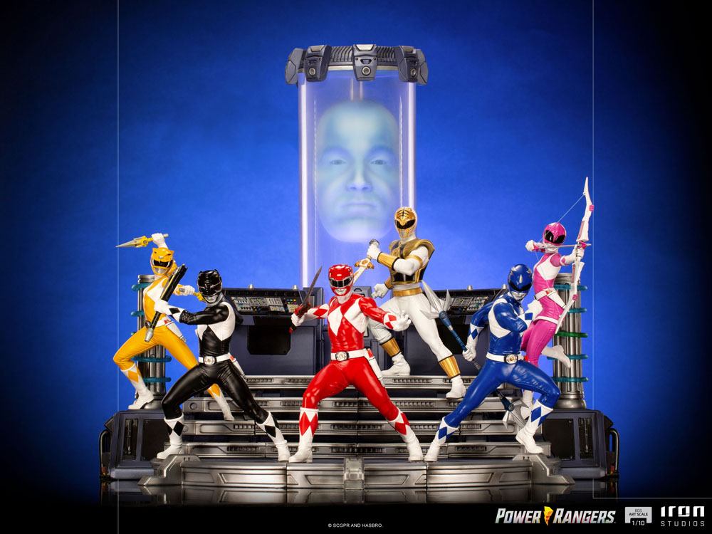 Power Rangers BDS Art Scale Statue 1/10 Blue Ranger 16 cm - Versand: 5-7 Tage nach Bestellung