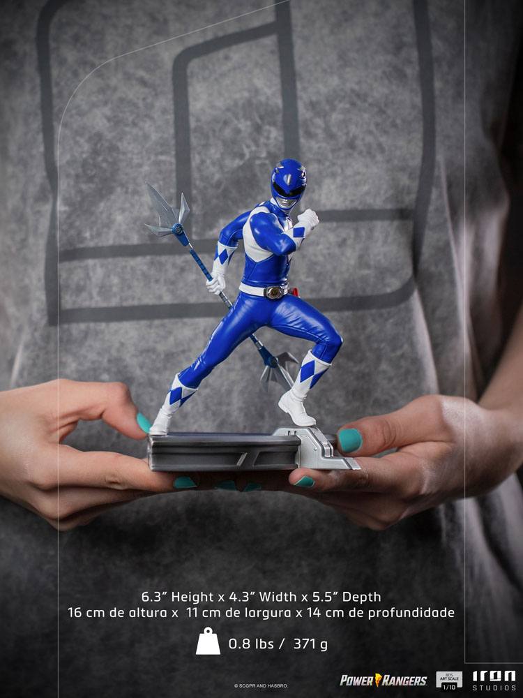 Power Rangers BDS Art Scale Statue 1/10 Blue Ranger 16 cm - Versand: 5-7 Tage nach Bestellung