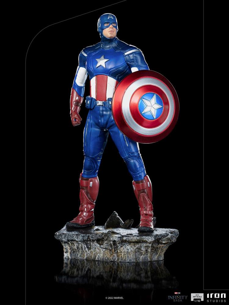 The Infinity Saga BDS Art Scale Statue 1/10 Captain America Battle of NY 23 cm - Versand: 5-7 Tage nach Bestellung