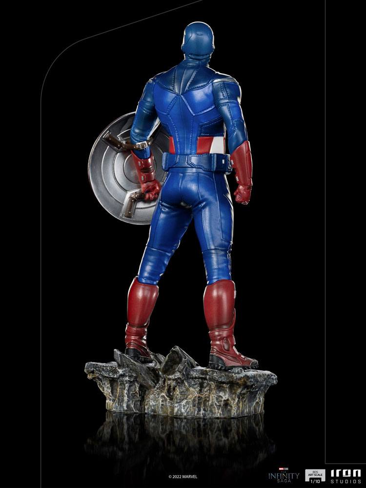 The Infinity Saga BDS Art Scale Statue 1/10 Captain America Battle of NY 23 cm - Versand: 5-7 Tage nach Bestellung