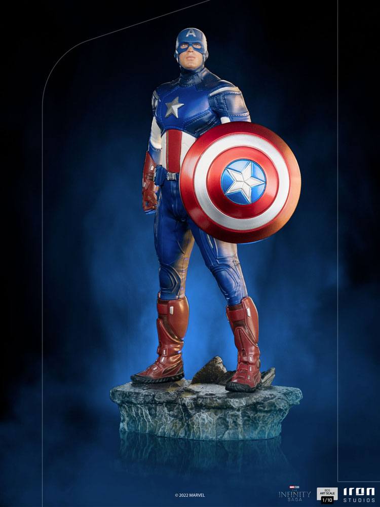 The Infinity Saga BDS Art Scale Statue 1/10 Captain America Battle of NY 23 cm - Versand: 5-7 Tage nach Bestellung