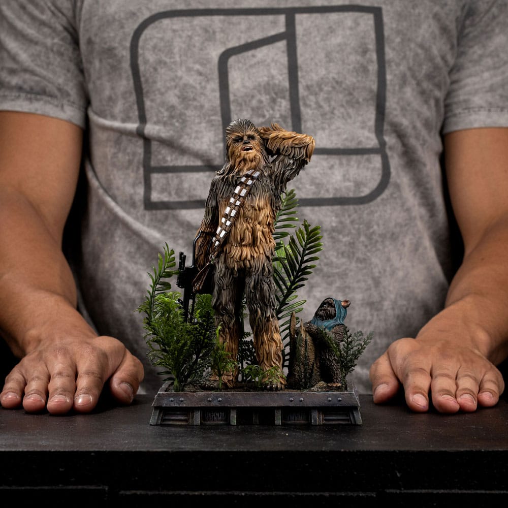 Star Wars Episode VI Art Scale Statue 1/10 Chewbacca and Tokkat 22 cm - Preorder - ETA: 25.08.2026