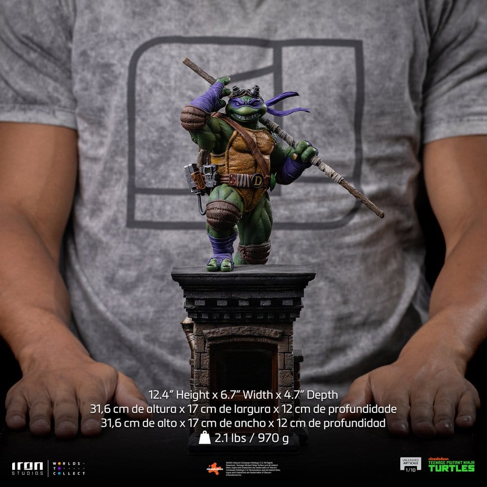 Teenage Mutant Ninja Turtles Art Scale Statue 1/10 Donatello Unleashed 32 cm - Preorder - ETA: 25.05.2027