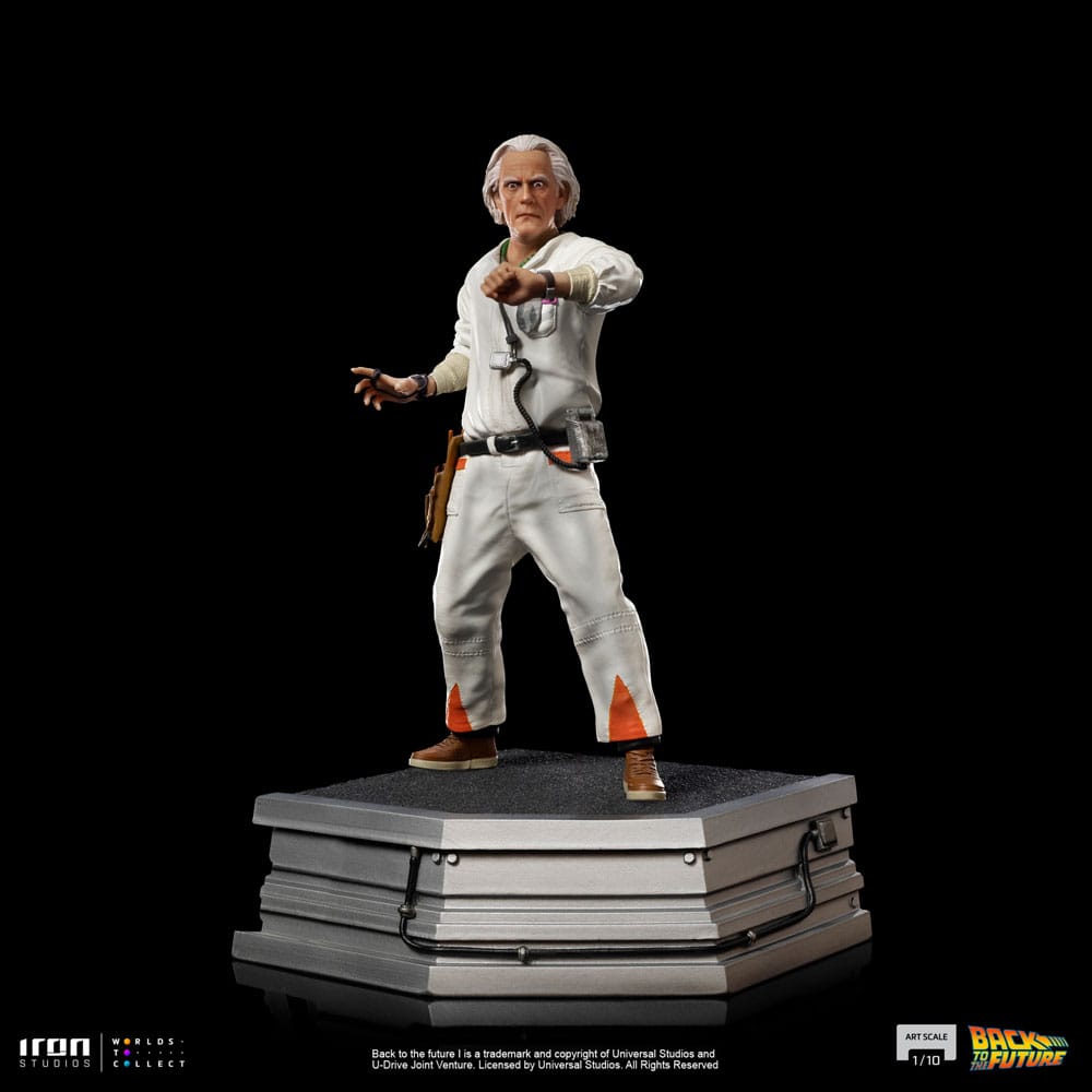 Zurück in die Zukunft Art Scale Statue 1/10 Doc Brown 22 cm - Versand: 5-7 Tage nach Bestellung