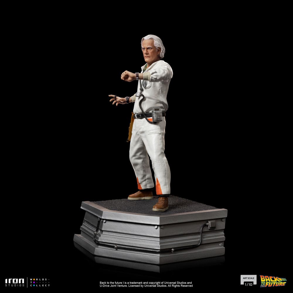 Zurück in die Zukunft Art Scale Statue 1/10 Doc Brown 22 cm - Versand: 5-7 Tage nach Bestellung