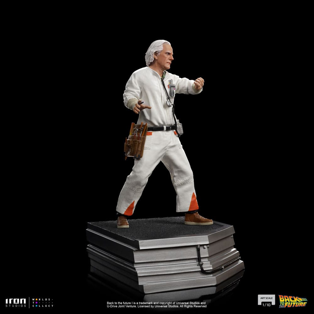 Zurück in die Zukunft Art Scale Statue 1/10 Doc Brown 22 cm - Versand: 5-7 Tage nach Bestellung