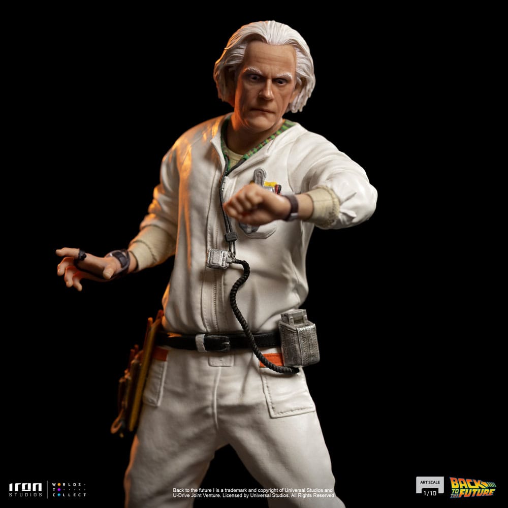Zurück in die Zukunft Art Scale Statue 1/10 Doc Brown 22 cm - Versand: 5-7 Tage nach Bestellung