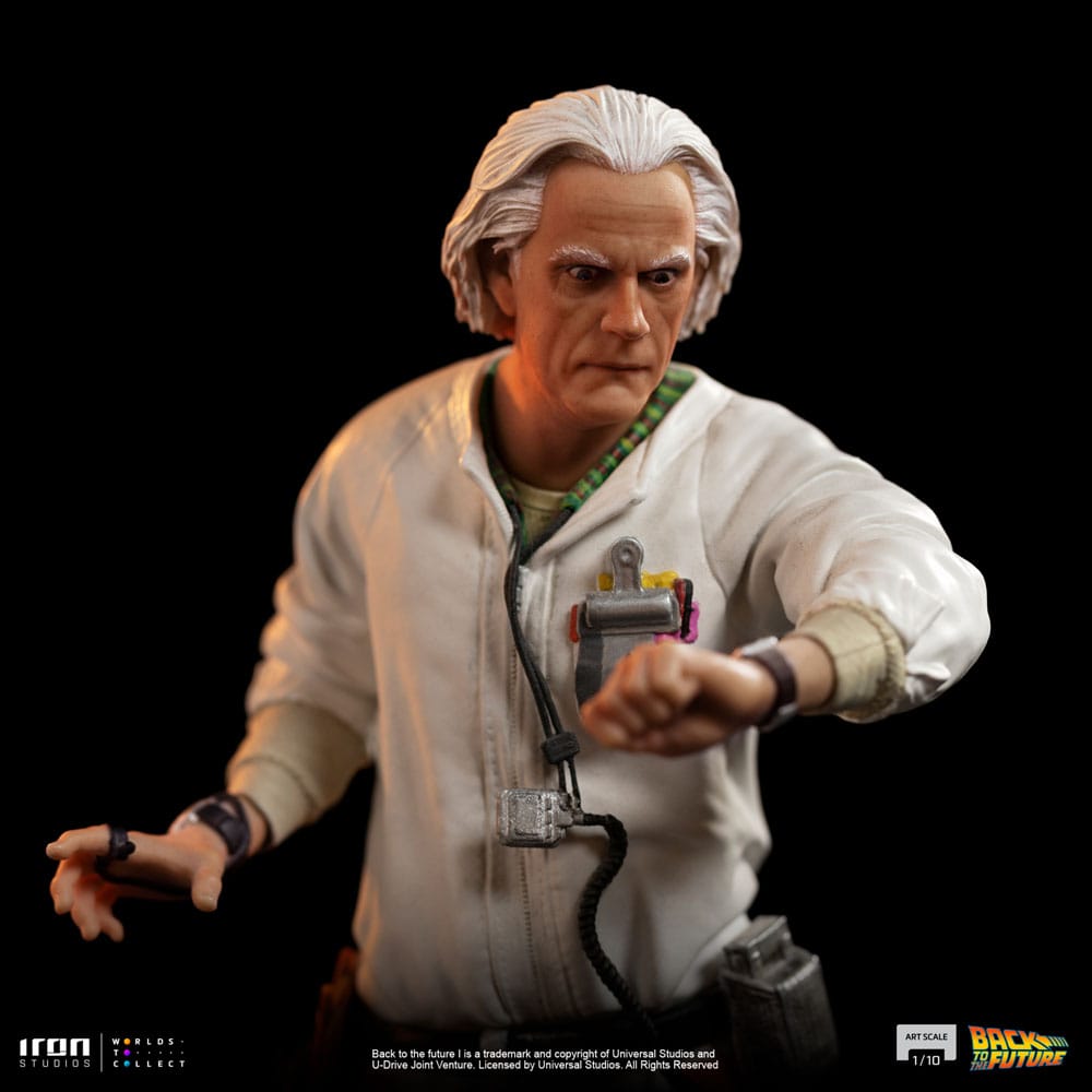 Zurück in die Zukunft Art Scale Statue 1/10 Doc Brown 22 cm - Versand: 5-7 Tage nach Bestellung